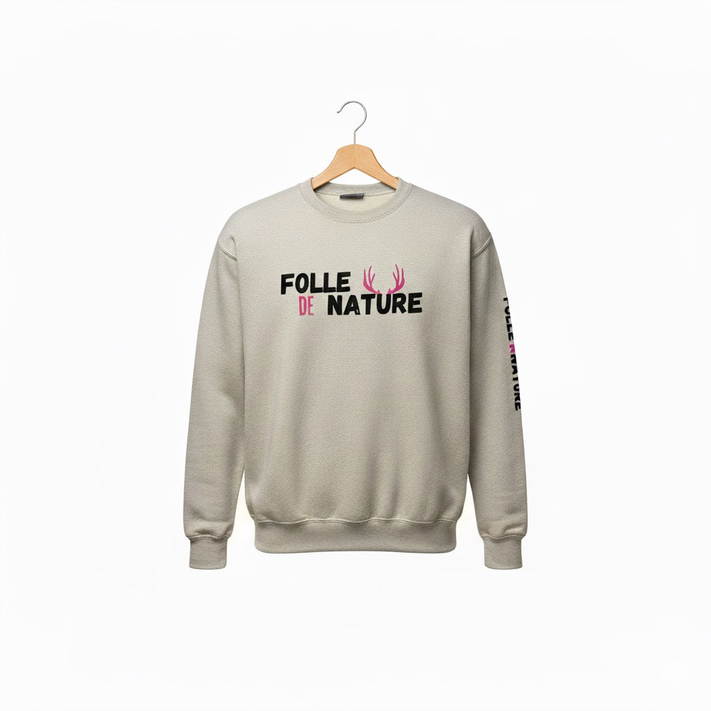 Crewneck sable – Harmonie naturelle