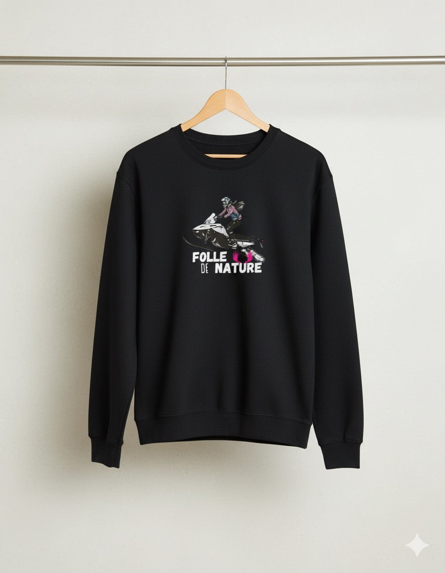 Crewneck noir – Intemporel & affirmé