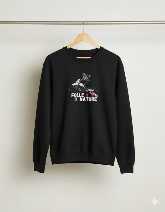 Crewneck noir – Intemporel & affirmé